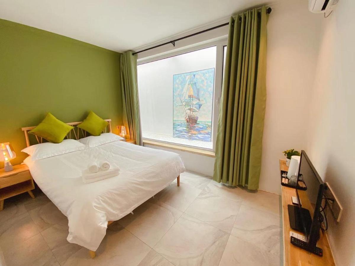 Lantian Garden Hostel Čching-tao Exteriér fotografie